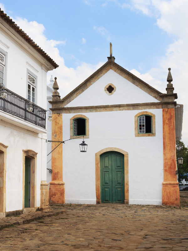 Igreja antiga na cidade de Paraty-RJ